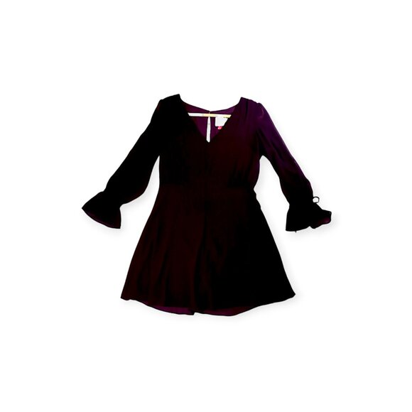 💜 Vince Camuto Purple Chiffon Mini Dress --  Deep Purple Dreams 💜 - Picture 3 of 8